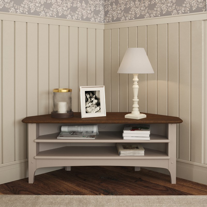 Hapton Soft Truffle Corner TV Unit