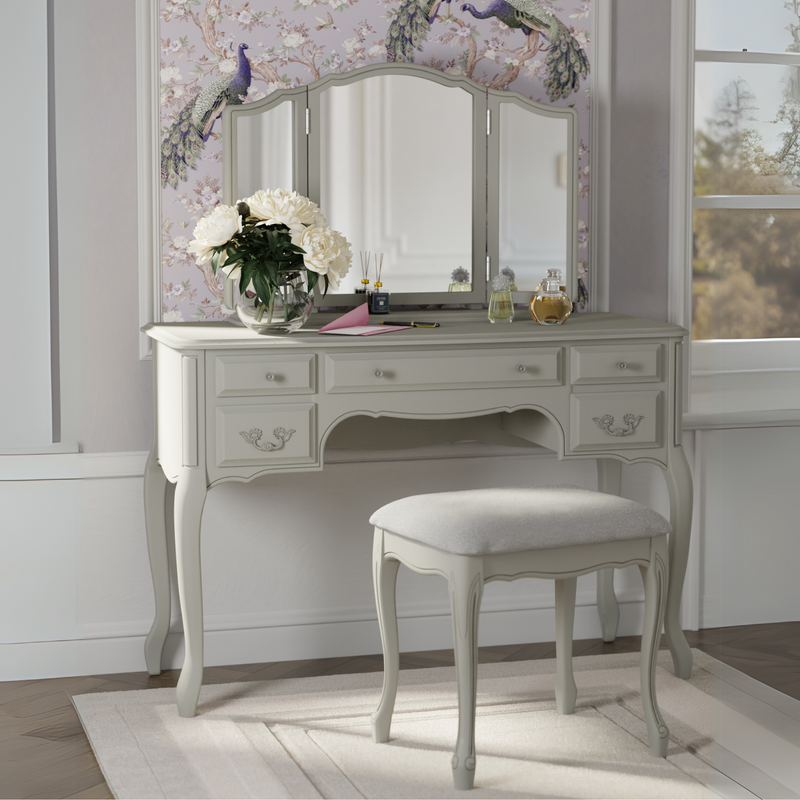 Provencale 5 Drawer Dressing Table & Stool Set