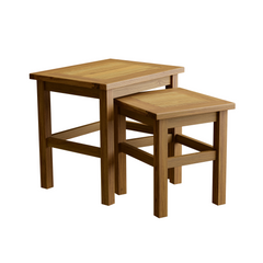 Milton Oak Nest of Tables