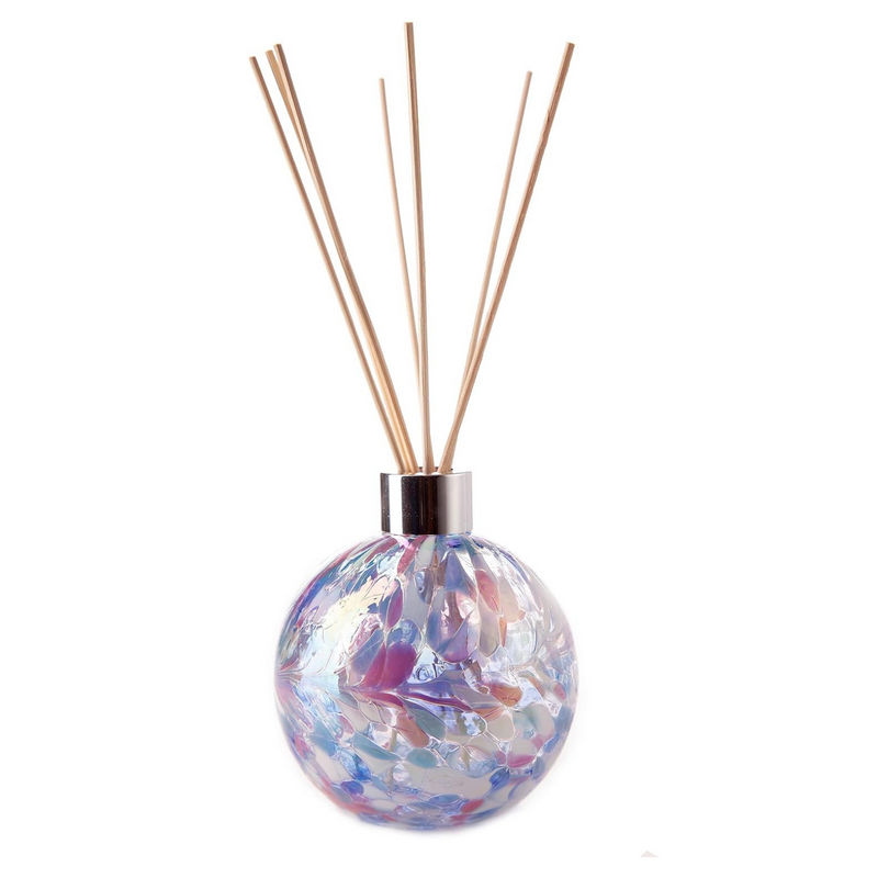 Glass Sphere Reed Diffuser in Pink, Turquoise & White