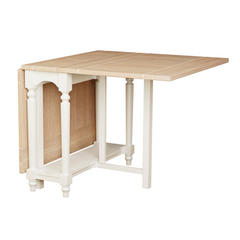 Dorset White Drop Leaf Dining Table