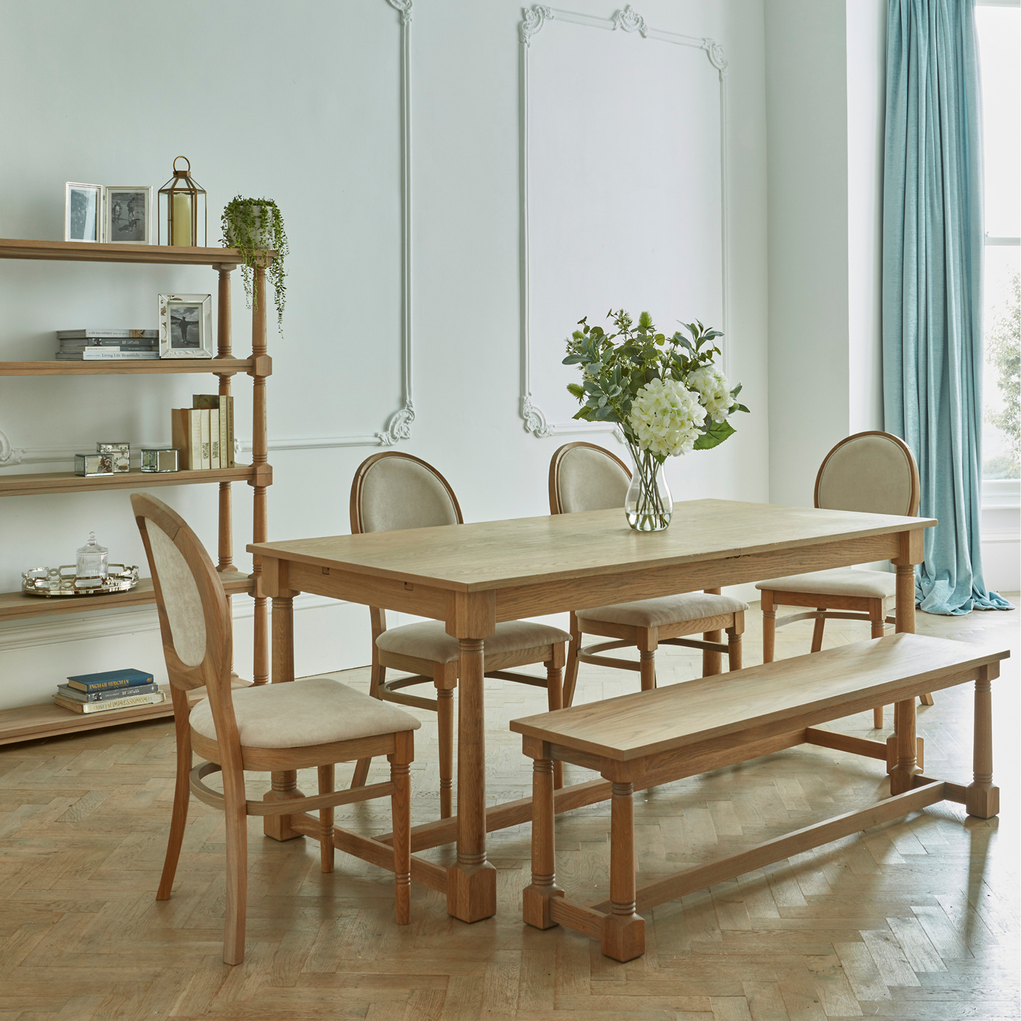 Wellington Oak Dining Bench