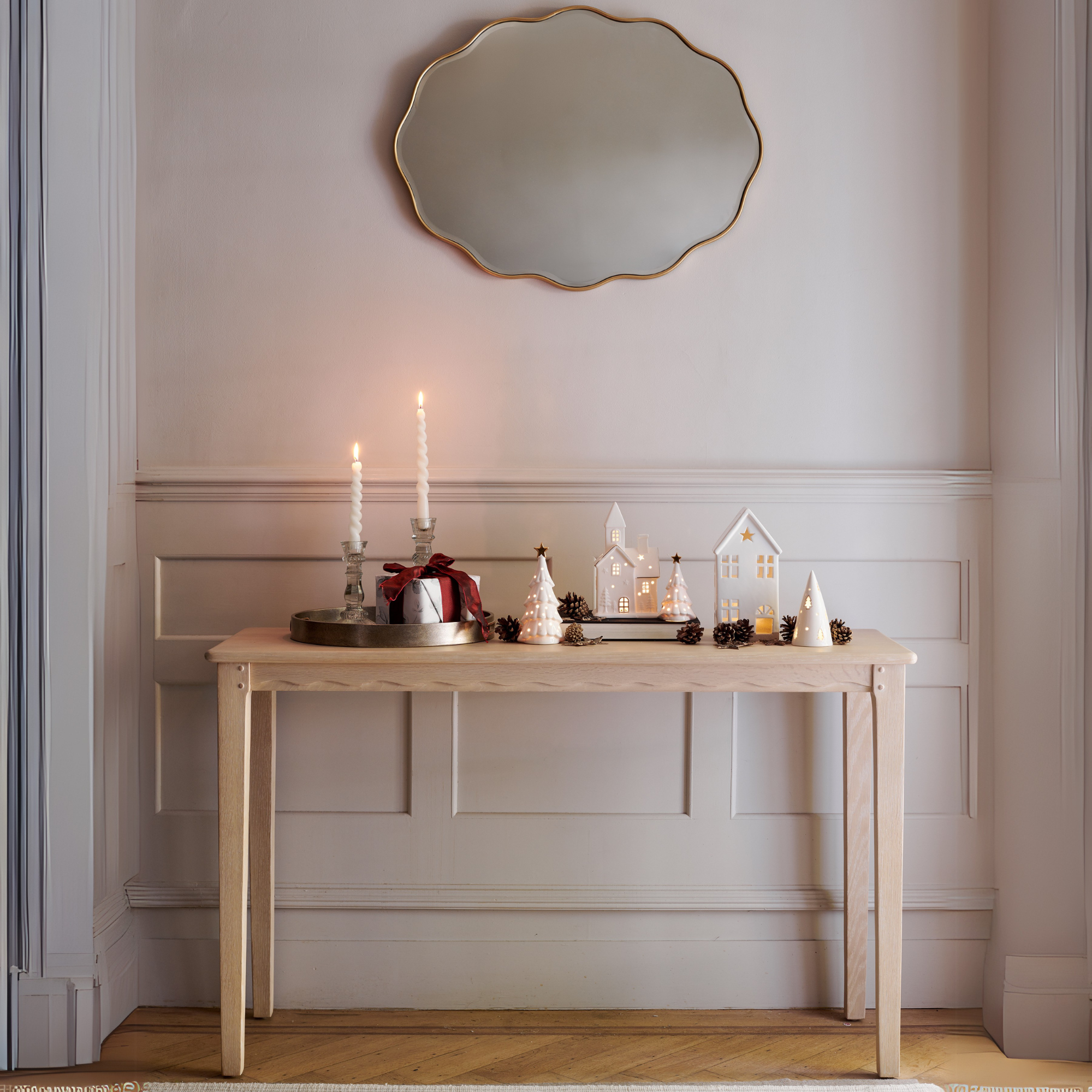 Calford Washed Oak Desk