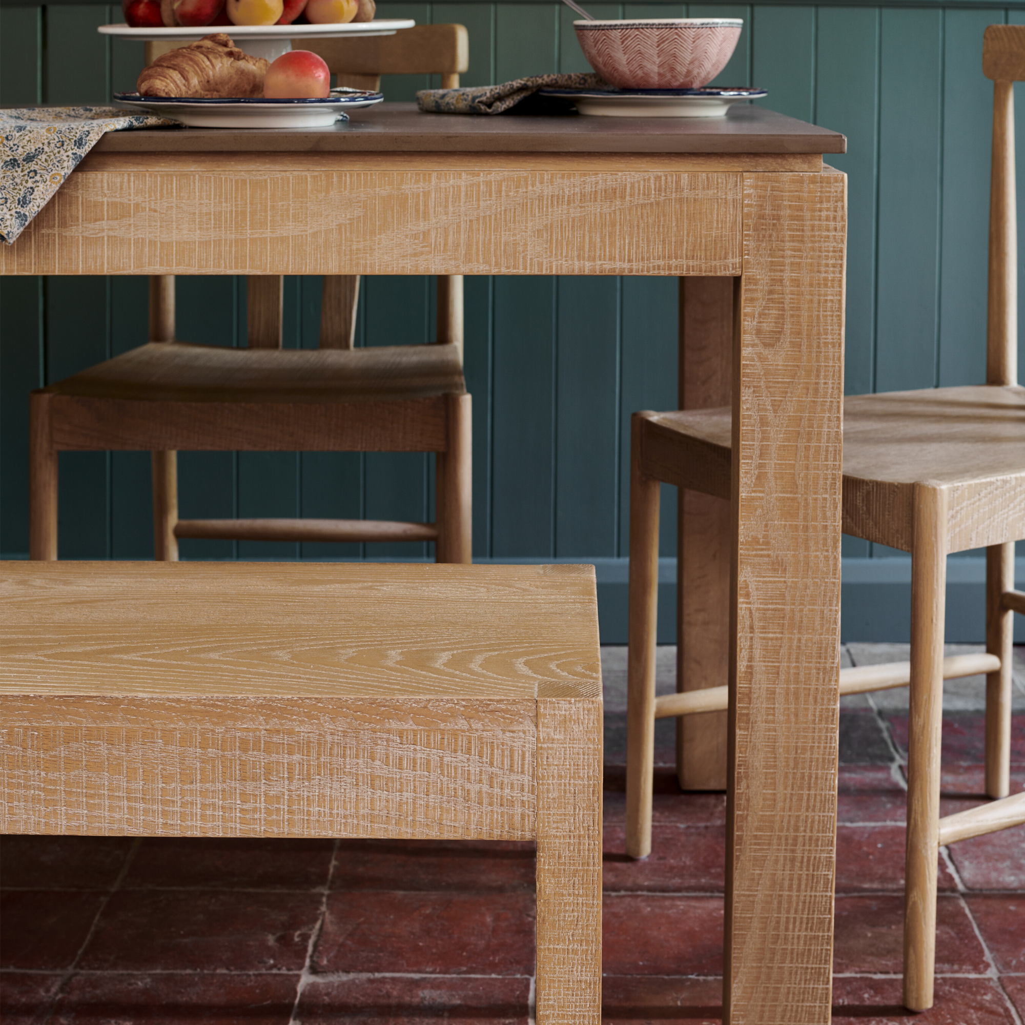 Braystone Washed Oak Dining Bench