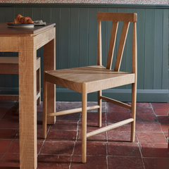 Braystone Washed Oak Pair of Dining Chairs