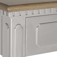 Hanover Pale French Grey 2 Drawer Console Table