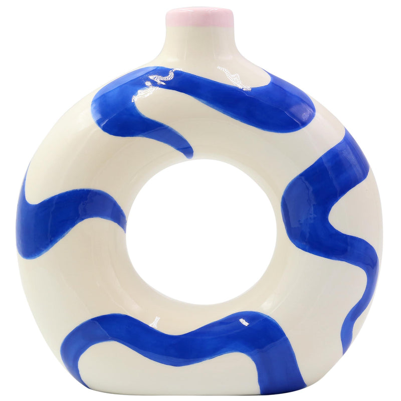 Spanish Swirls Ceramic Josefina Vase
