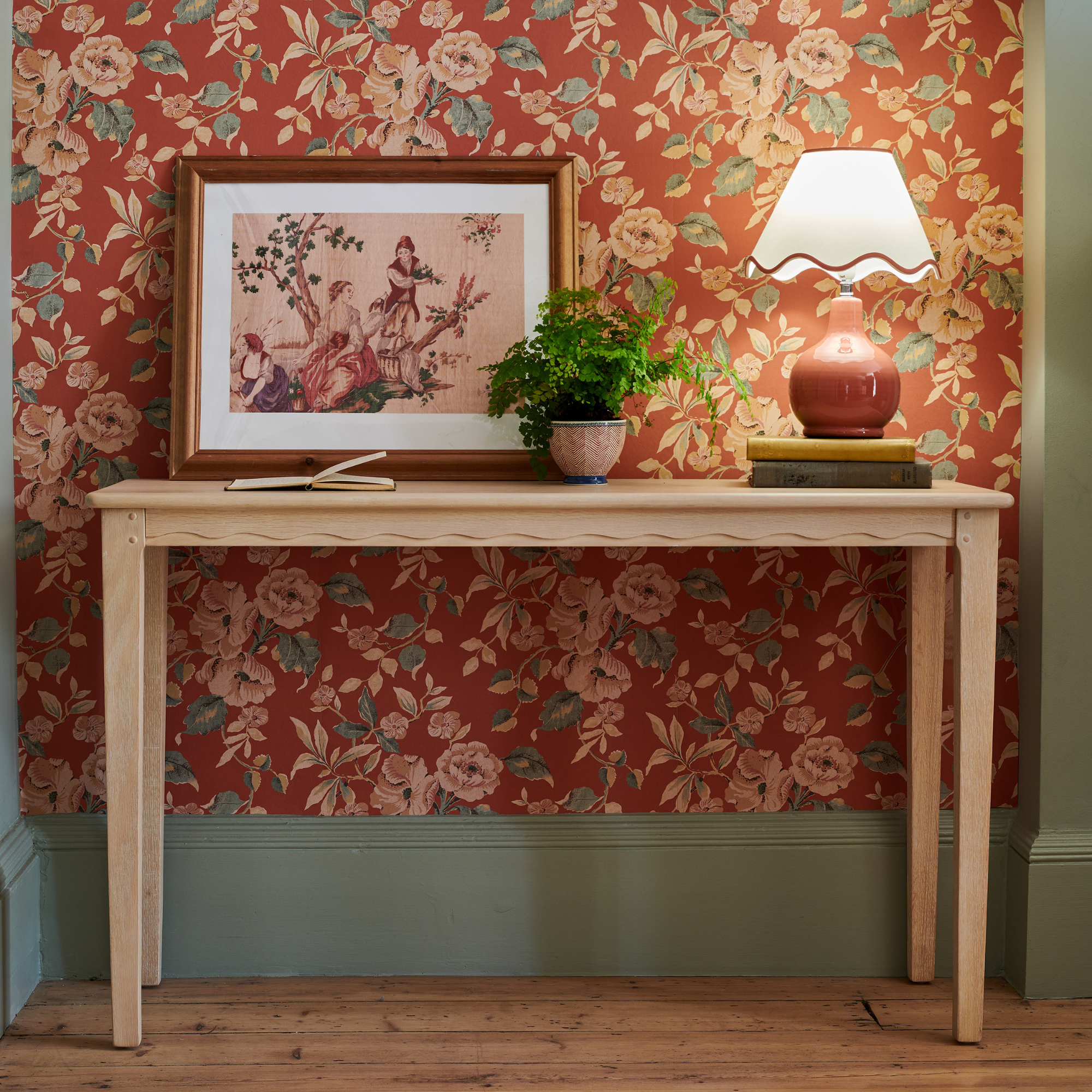 Calford Washed Oak Desk