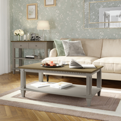 Hanover Pale French Grey Coffee Table