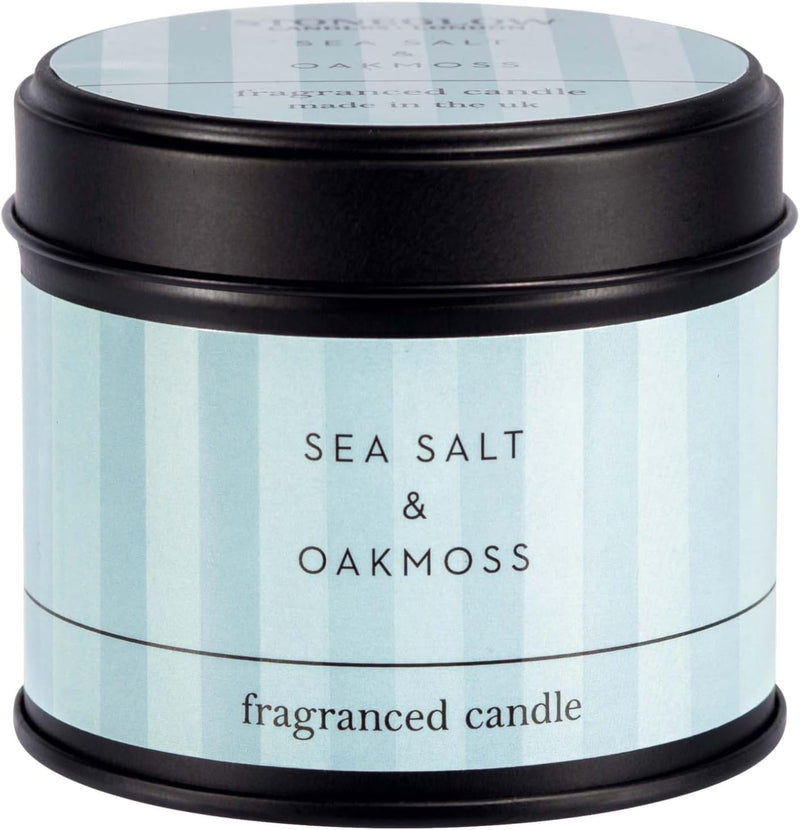 Sea Salt & Oakmoss Tin Candle