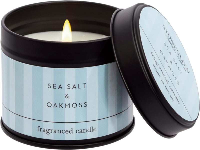 Sea Salt & Oakmoss Tin Candle