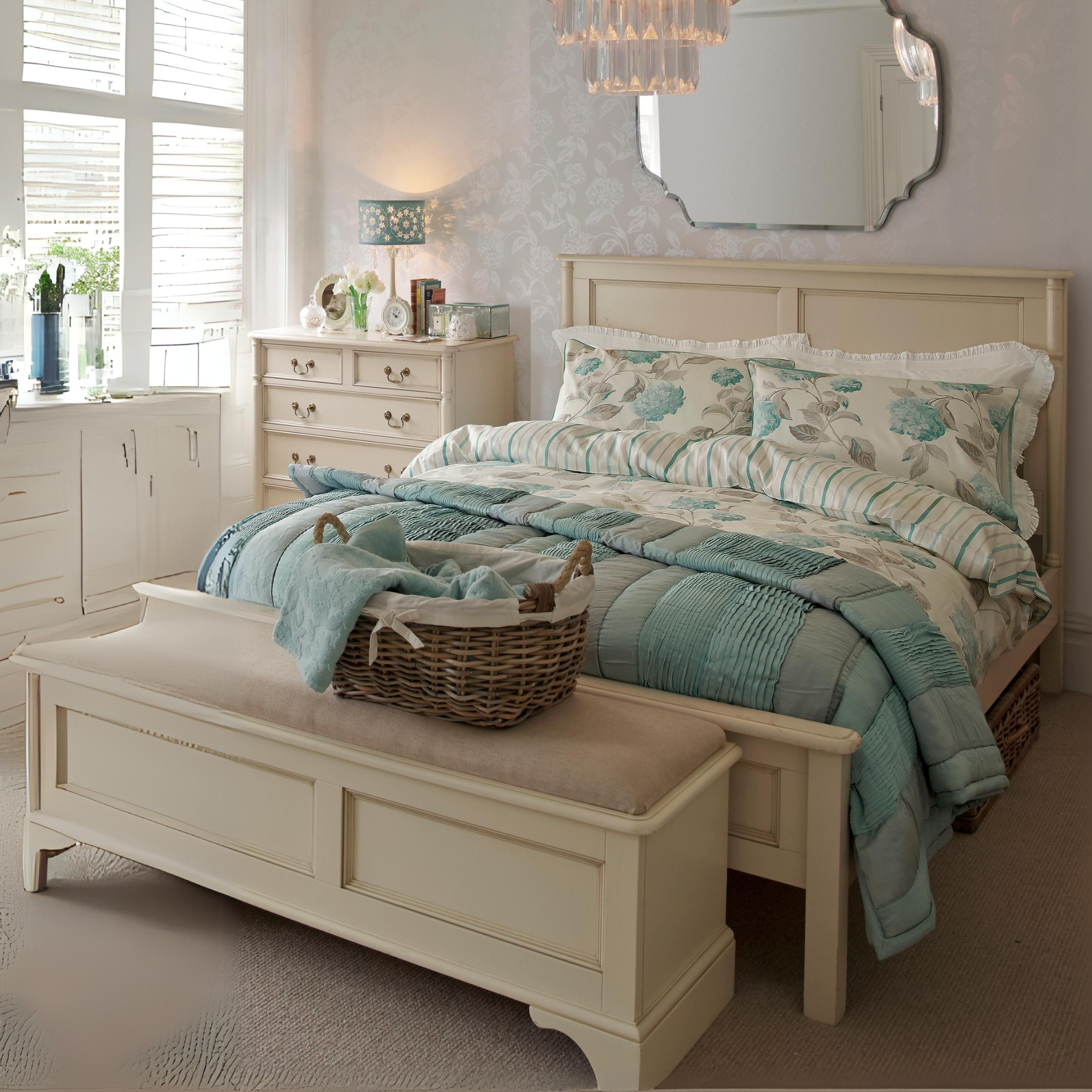 Clifton Ivory Bed Frame