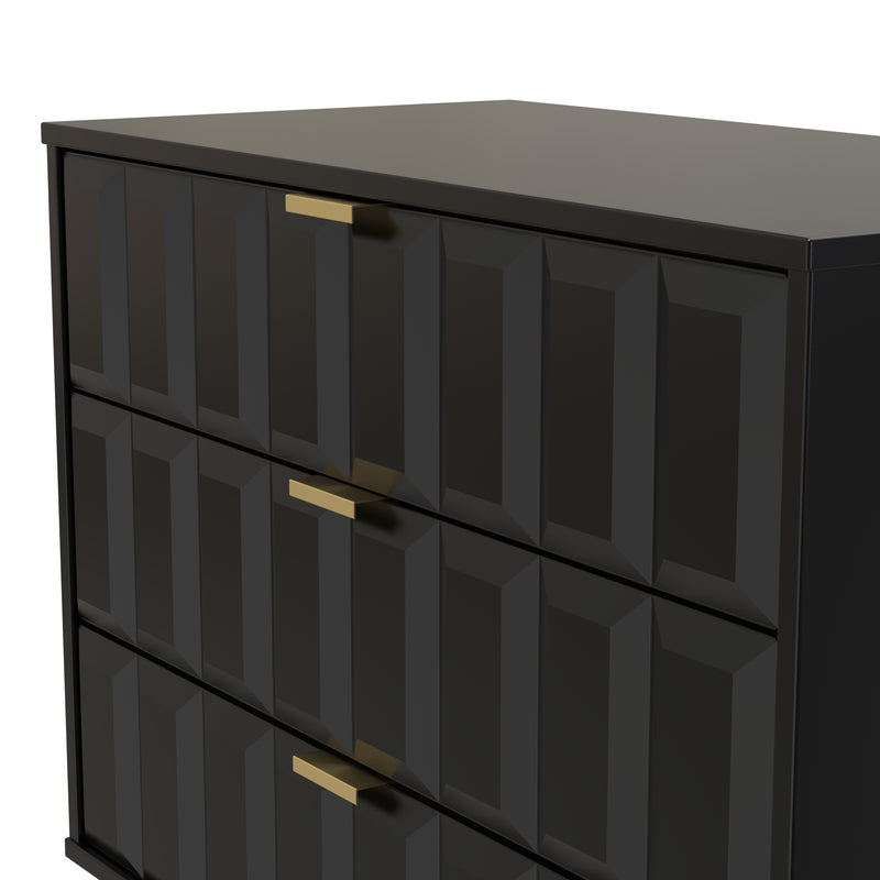 Cube Three Drawer Chest of Drawers