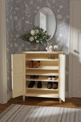 Clifton Ivory 2 Door Shoe Storage Unit