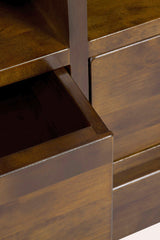 Garrat Dark Chestnut 2 Drawer TV Unit