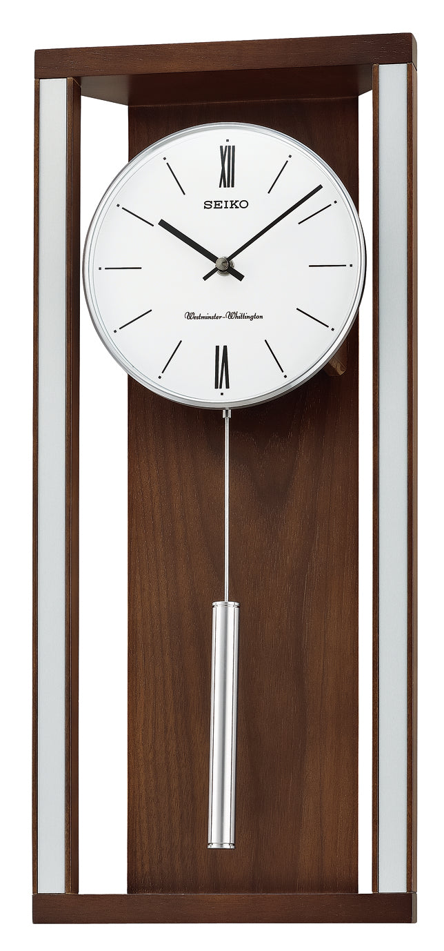 Wooden Westminster Chime Pendulum Wall Clock QXH068B