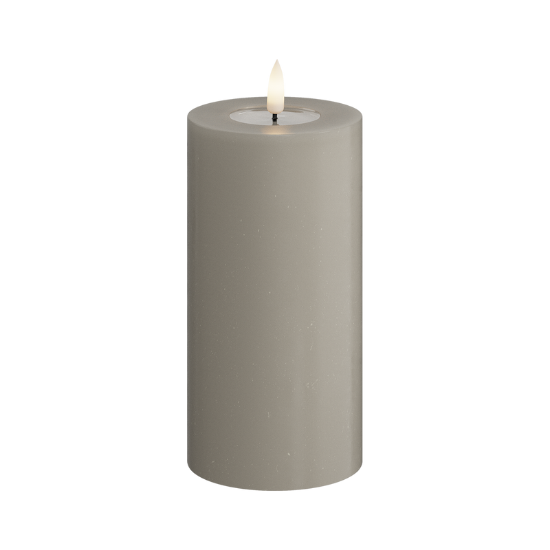 Flameless LED Sand Wax Pillar Candle