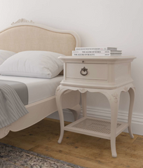 Ivory 1 Drawer Beside Chest