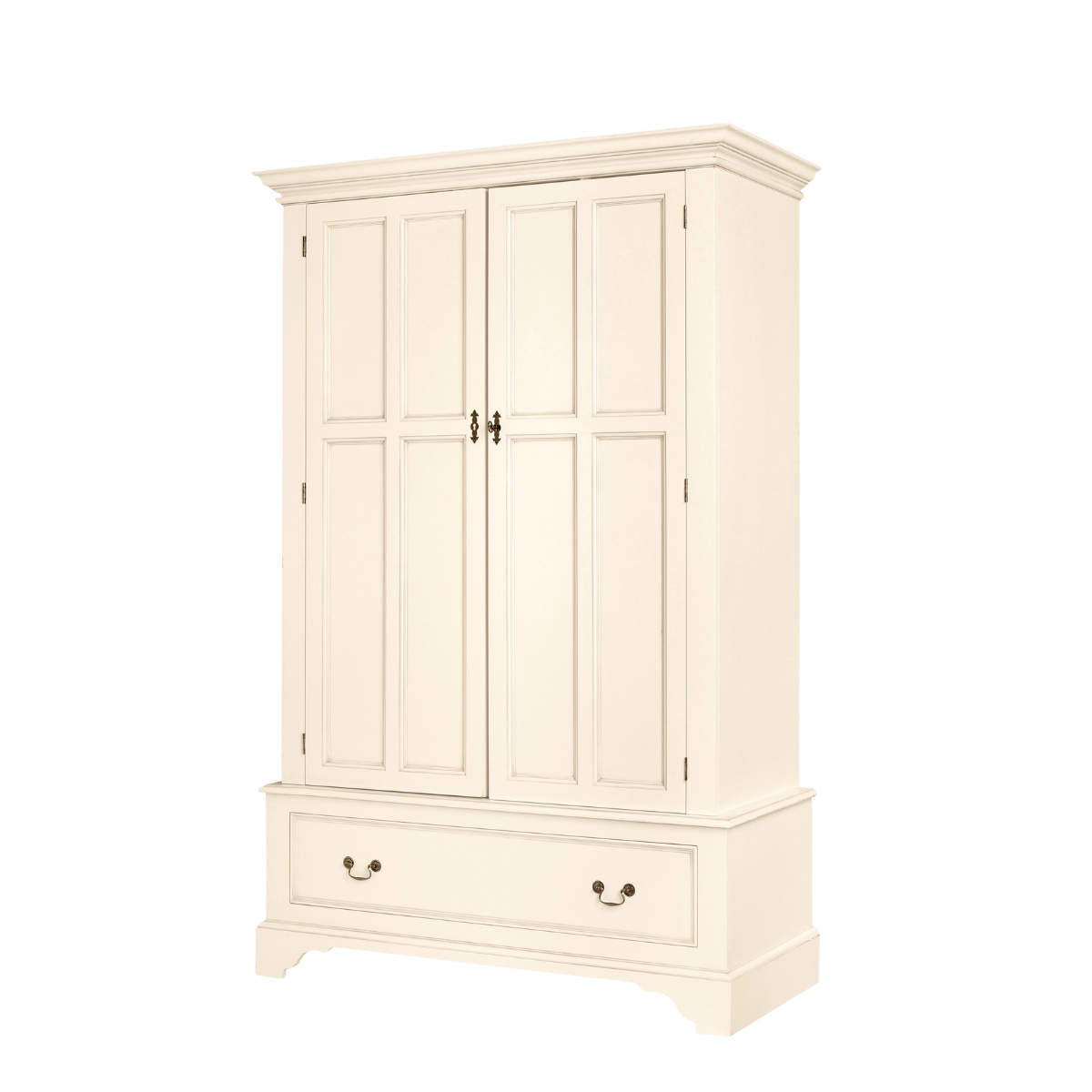 Clifton Ivory 2 Door 1 Drawer Wardrobe