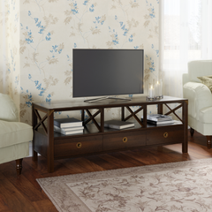 Balmoral Dark Chestnut Wide TV Unit