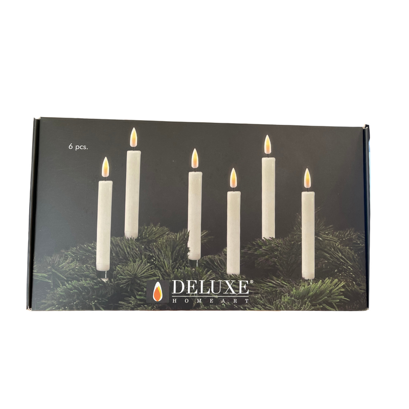 Flameless Christmas Tree Candle Set with Remote