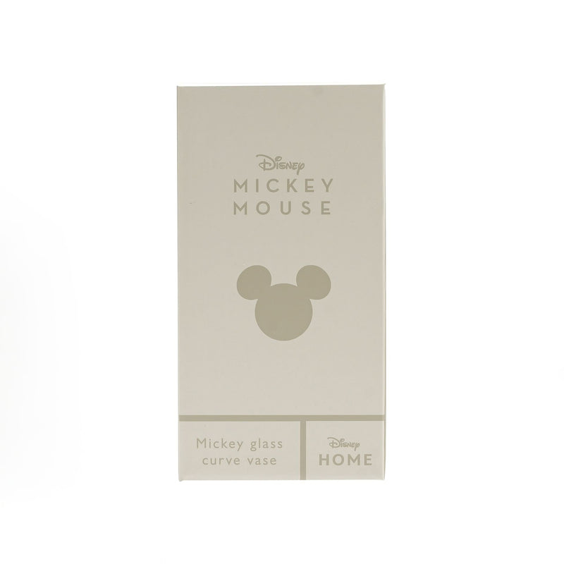 Mickey Mouse Pattern Glass Vase