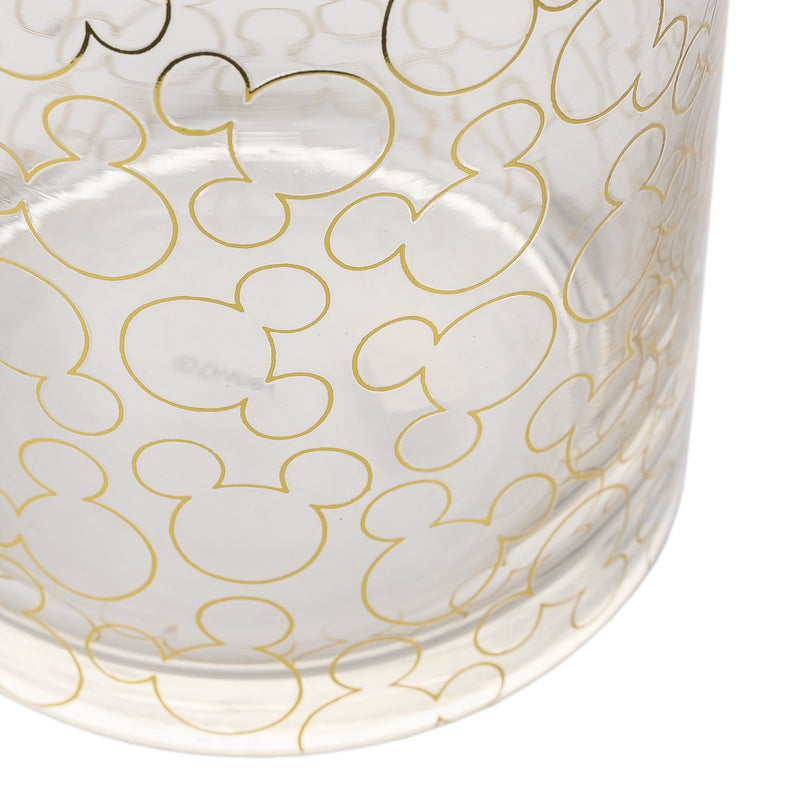 Mickey Mouse Pattern Glass Vase